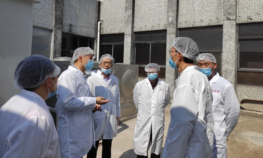 广州市生态环境局海珠分辨局局长区劲国一行到xc sports公司查抄领导工作